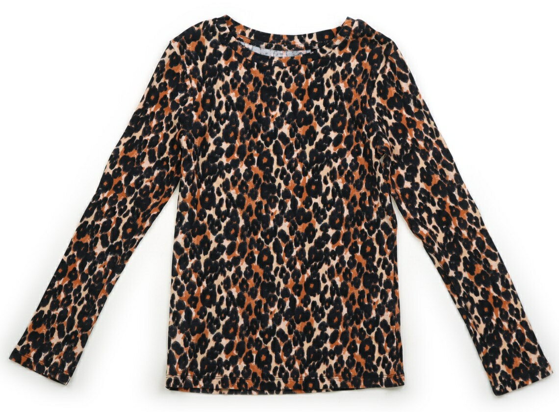 ネクスト NEXT Tシャツ・カットソー 140 女の子 オレンジ系・ヒョウ柄 子供服 ベビー服 キッズ アウトレット ユーズド 【中古】キッズ・ベビー・マタニティ