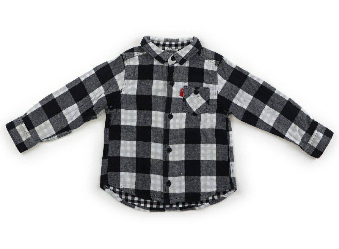 Rakuten - FOキッズ F.O.KIDS シャツ・ブラウス 100 男の子 ネイビーギンガムチェック 子供服 ベビー服 キッズ アウトレット ユーズド 【中古】キッズ・ベビー・マタニティ