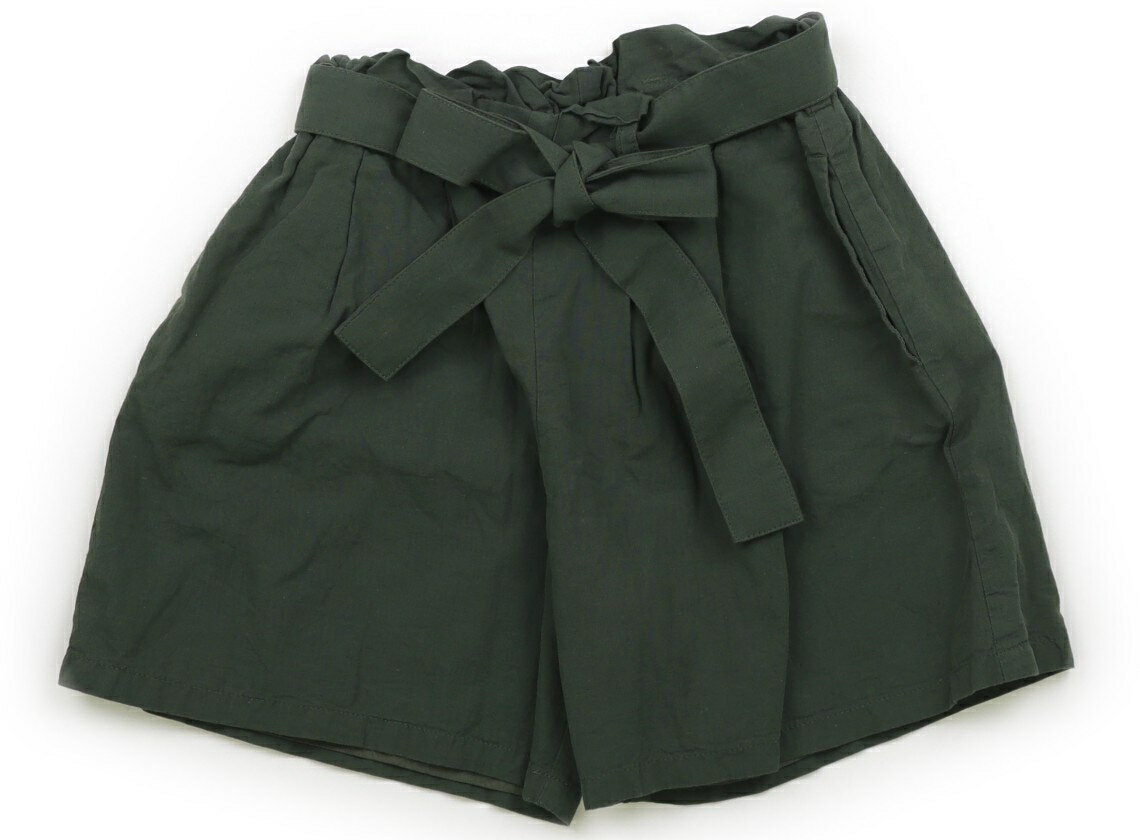 べべ BeBe キュロット 120 女の子 ダークグリーン 子供服 ベビー服 キッズ アウトレット ユーズド 【中..