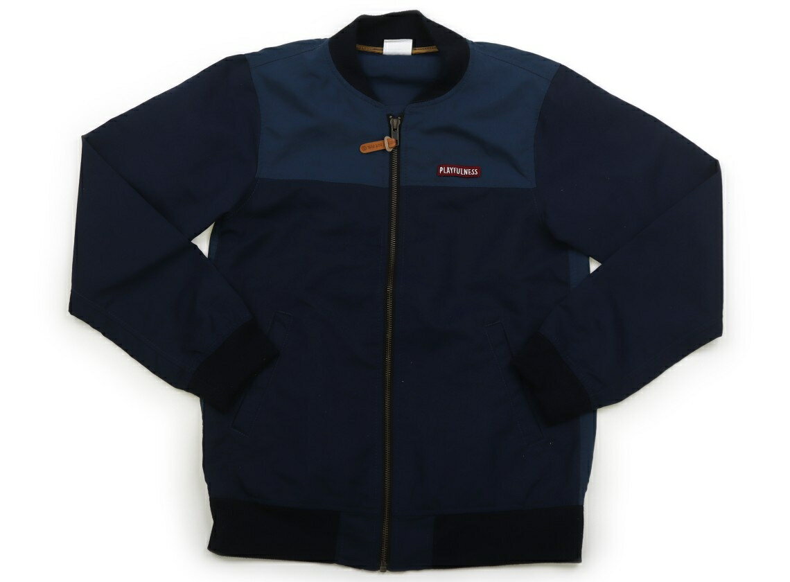 ブリーズ BREEZE ブルゾン・Gジャン 150 男の子 ネイビー 子供服 ベビー服 キッズ アウトレット ユーズド 【中古】キッズ・ベビー・マタニティ