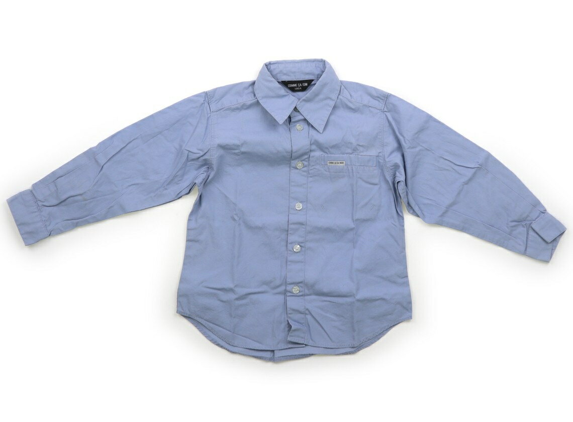 コムサイズム COMME CA ISM シャツ・ブラウス 100 男の子 くすみ水色 子供服 ベビー服 キッズ アウトレット ユーズド 【中古】キッズ・ベビー・マタニティ