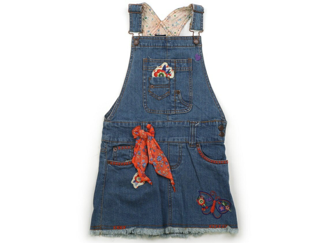 チルドレンズプレイス Children's Place ジャンパースカート 120 女の子 ライトブルー・オフホワイト・コーラル 子供服 ベビー服 キッズ アウトレット ユーズド 【中古】キッズ・ベビー・マタニティ