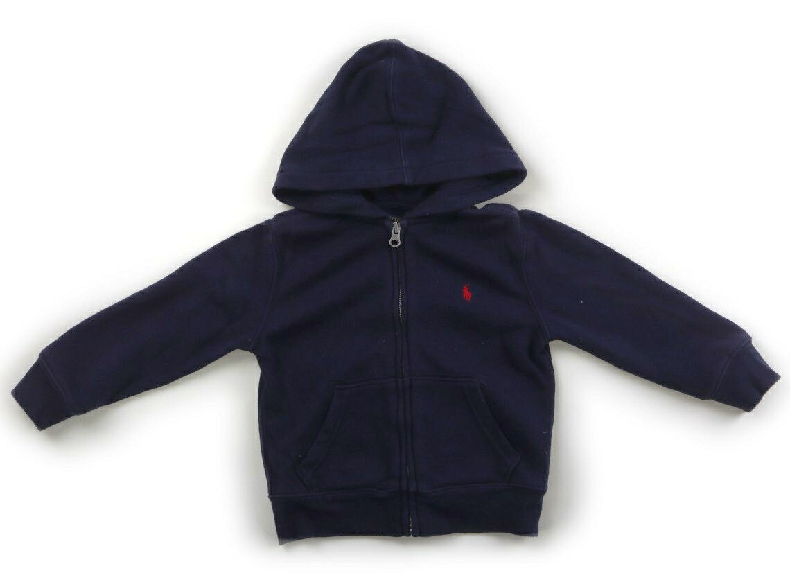 ポロラルフローレン POLO RALPH LAUREN パーカー 100 男の子 ネイビー 子供服 ベビー服 キッズ アウトレット ユーズド 【中古】キッズ・ベビー・マタニティ(4)