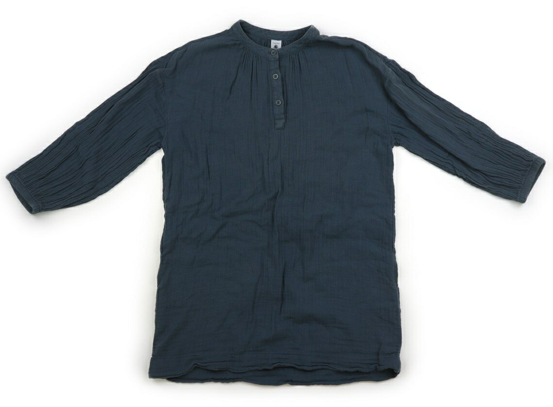 プチバトー PETIT BATEAU ワンピース 140 女の子 ブルーグリーン 子供服 ベビー服 キッズ アウトレット ユーズド 【中古】キッズ・ベビー・マタニティ