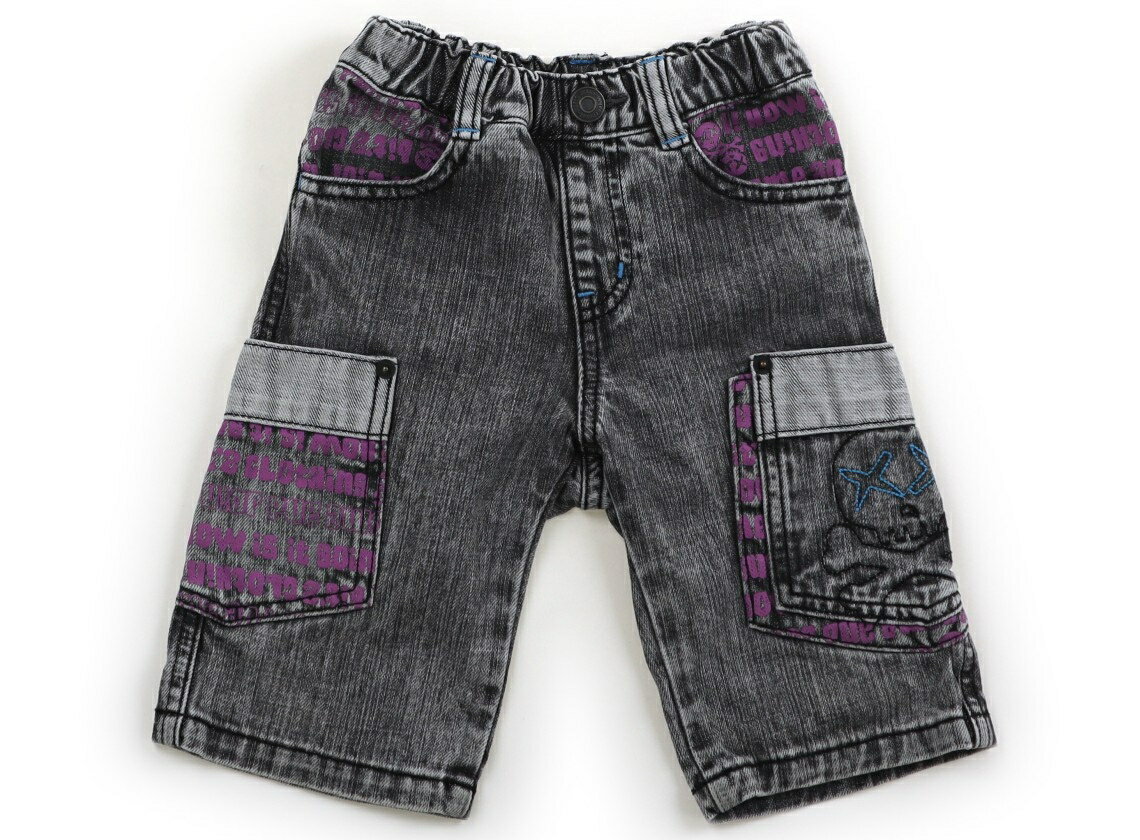 　ブランド 　bit'z(ビッツ) 　カテゴリー 　ハーフパンツ 　サイズ 　100サイズ 　色 　デニムブラック・ドクロ柄 　状態 　★★★ 　記名 　なし 　ジャンル 　Boy ウエストは総ゴムです。素材タグが切られています。デニム特有...