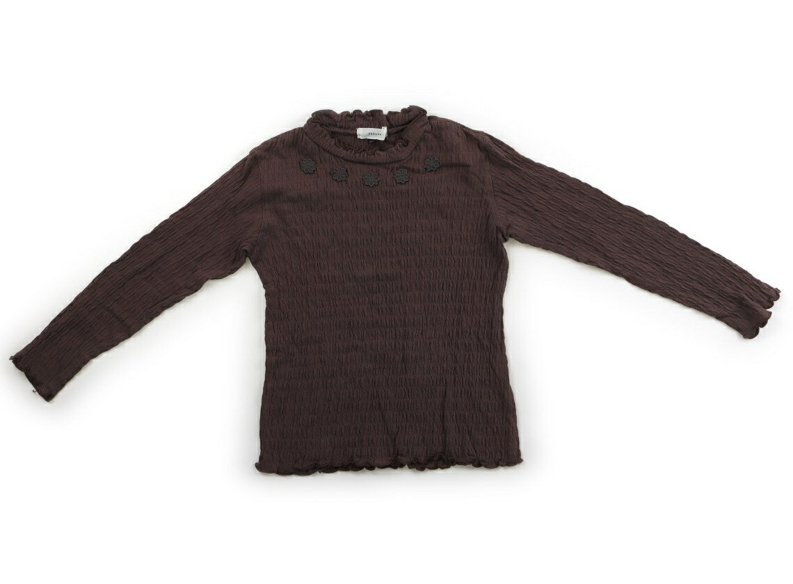 Rakuten - セラフ Seraph Tシャツ・カットソー 110 女の子 ブラウン、花 子供服 ベビー服 キッズ アウトレット ユーズド 【中古】キッズ・ベビー・マタニティ