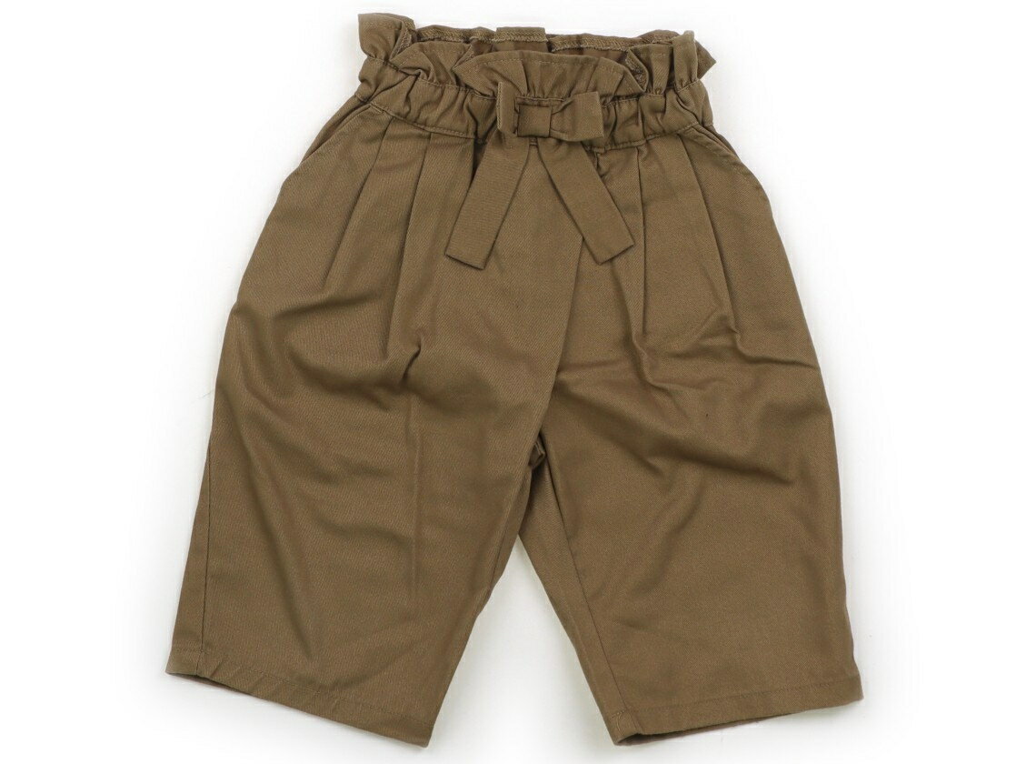 ブリーズ BREEZE キュロット 90 女の子 ベージュ、リボン 子供服 ベビー服 キッズ アウトレット ユーズ..