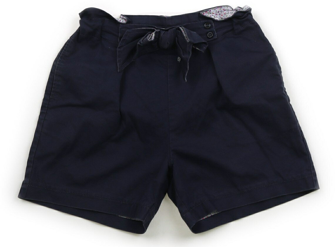 メゾピアノ mezzo piano ショートパンツ 140 女の子 ネイビー 子供服 ベビー服 キッズ アウトレット ユ..