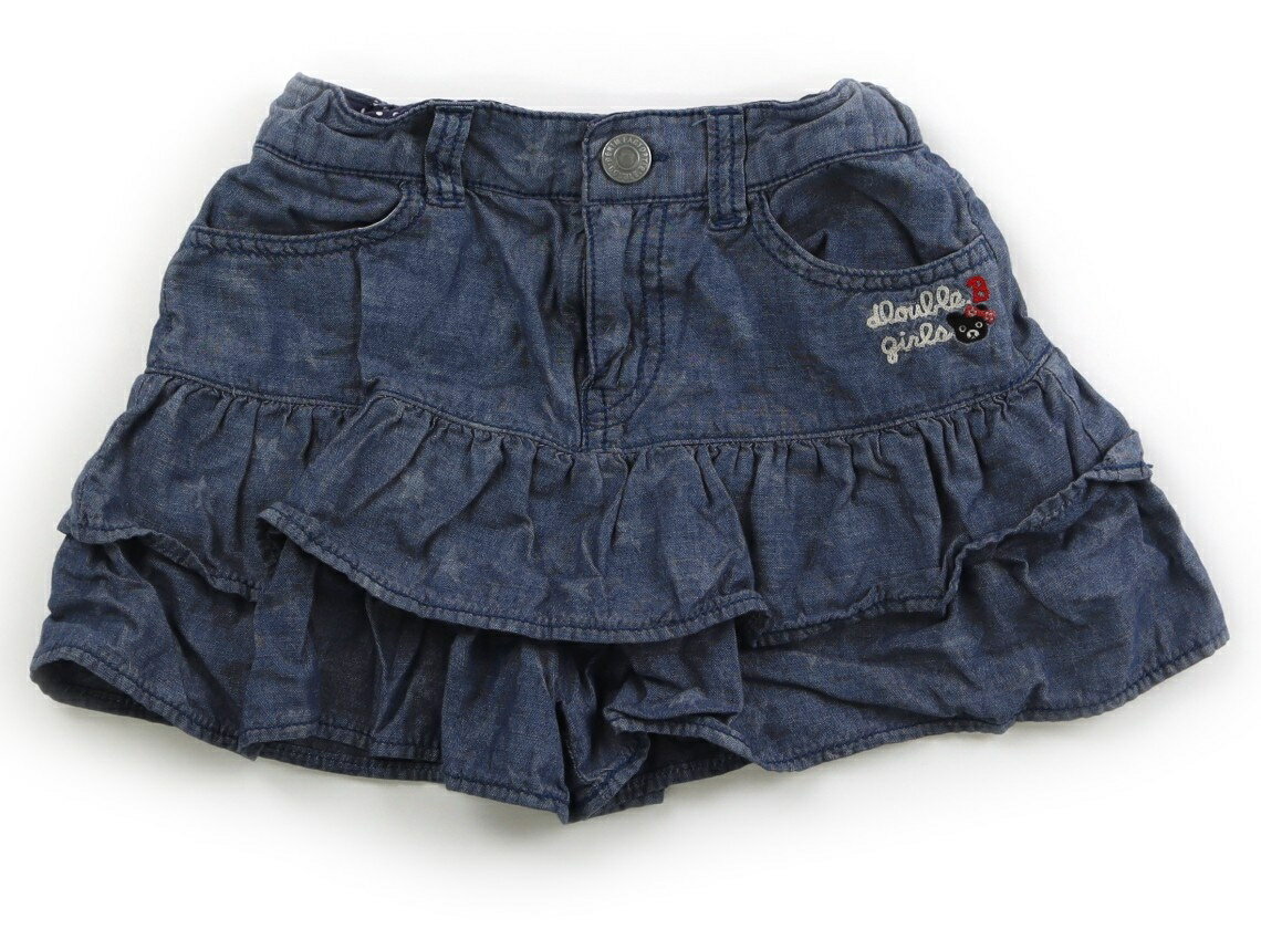 ダブルB Double B キュロット 120 女の子 ブルー 子供服 ベビー服 キッズ アウトレット ユーズド 【中..