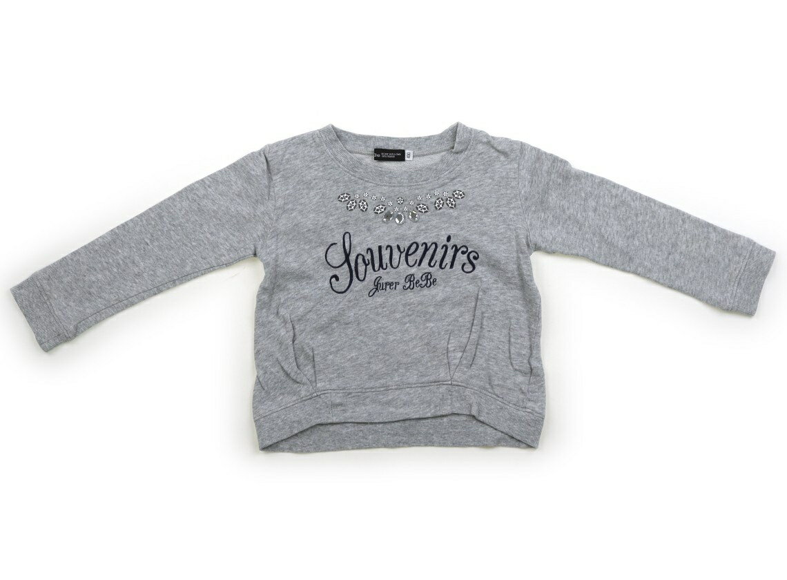 　ブランド 　BeBe(べべ) 　カテゴリー 　トレーナー・プルオーバー 　サイズ 　100サイズ 　色 　グレー 　状態 　★★ 　記名 　なし 　ジャンル 　Girl 全体に細かい毛玉が複数あり、型崩れあり。外遊びや洗い替え用にいかがでしょうか？ ＊【状態】【サイズ】に関しての詳しい説明はこちら