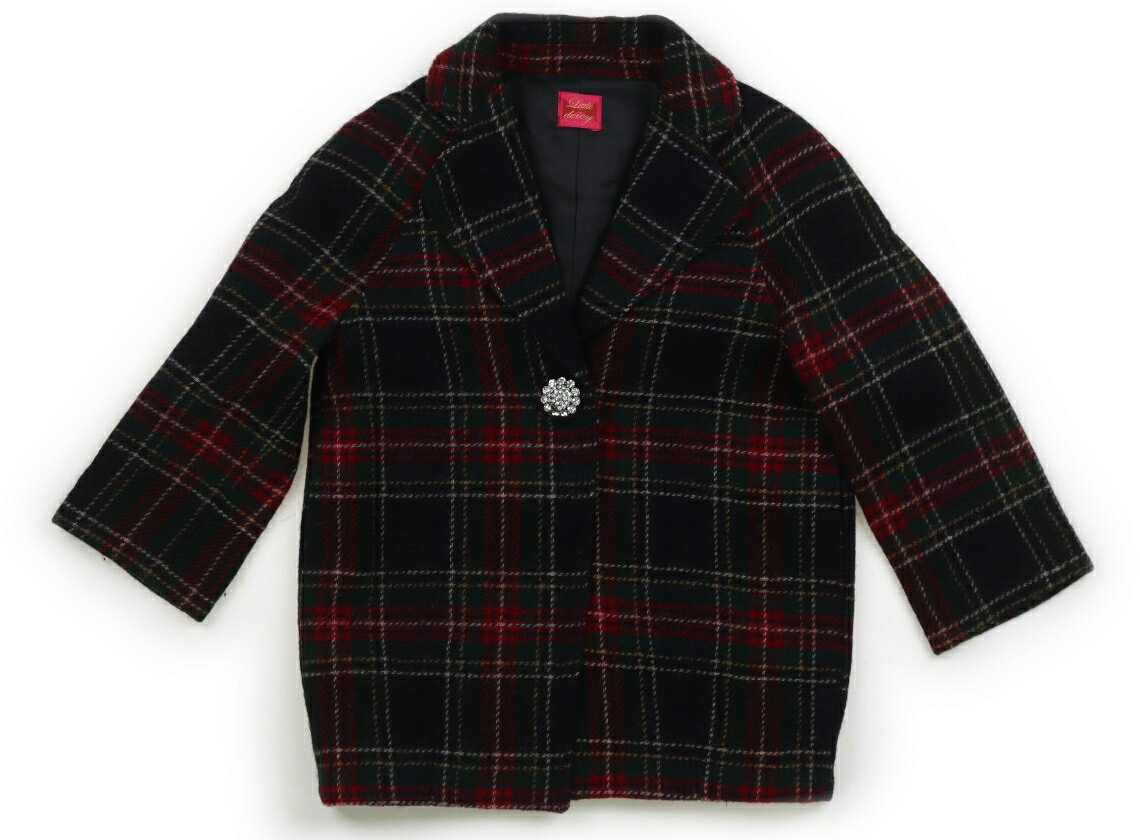 リトルデイシー Little Deicy ジャケット・ブレザー 110 女の子 レッド・ネイビー・チェック 子供服 ベビー服 キッズ アウトレット ユーズド 【中古】キッズ・ベビー・マタニティ