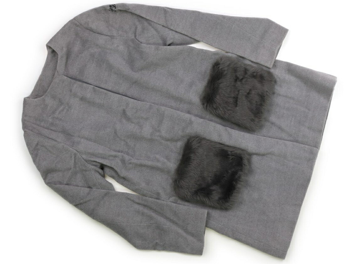ジェニィ JENNI コート・ジャンパー 160 女の子 グレー 子供服 ベビー服 キッズ アウトレット ユーズド 【中古】キッズ・ベビー・マタニティ
