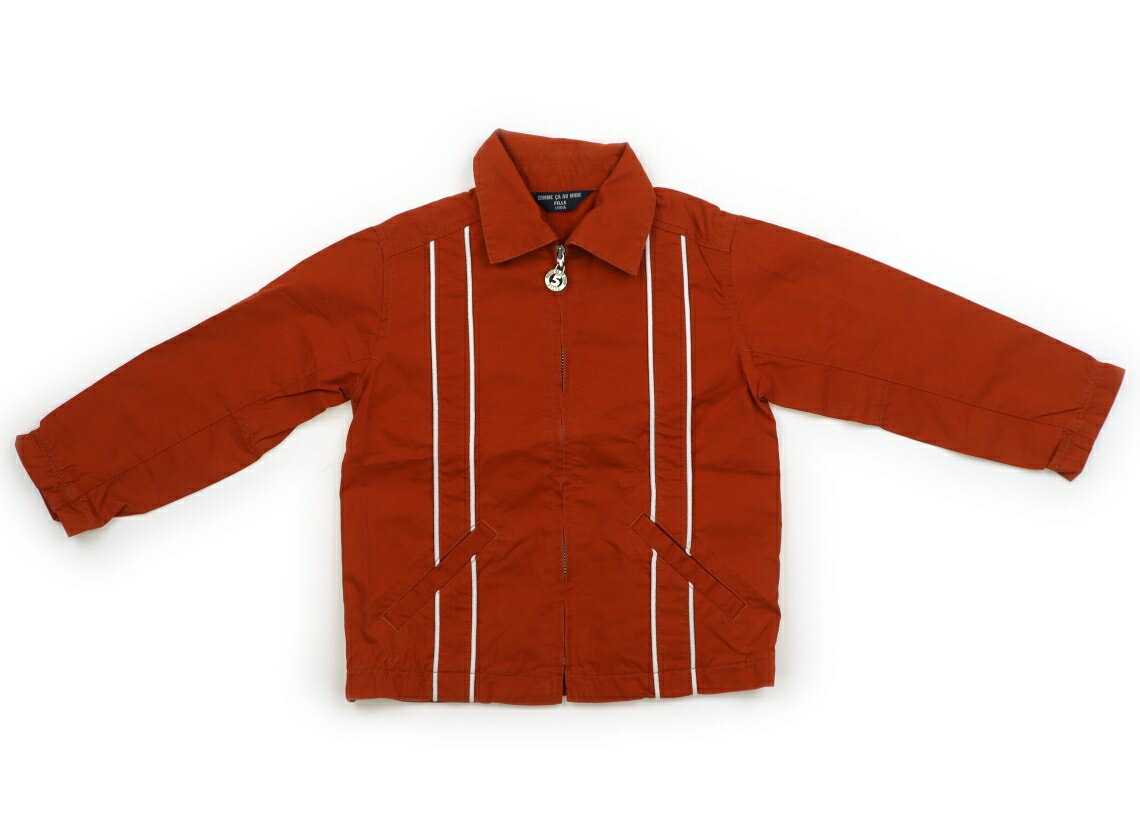 コムサフィユ COMME CA FILLE ブルゾン・Gジャン 100 男の子 テラコッタ・ホワイト 子供服 ベビー服 キッズ アウトレット ユーズド 【中古】...