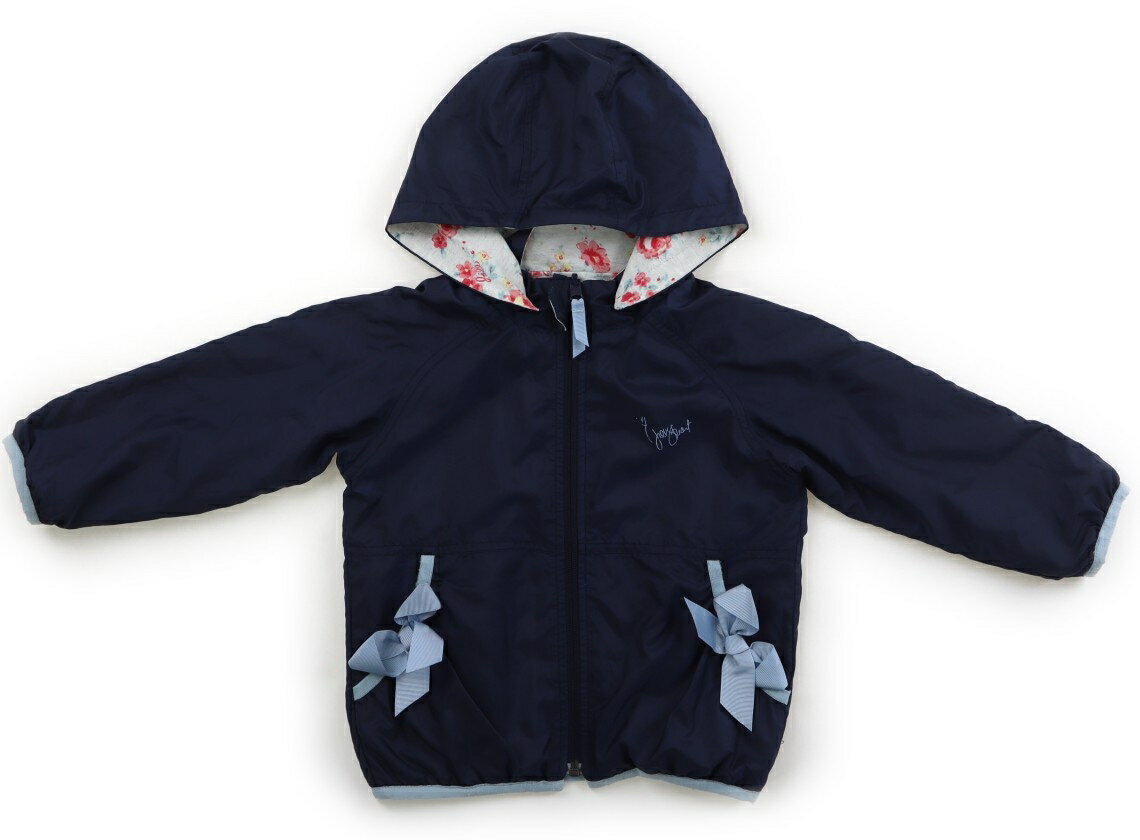 ジルスチュアート JILL STUART ブルゾン・Gジャン 100 女の子 ネイビー、水色リボン／らいとぐれー、ピ..