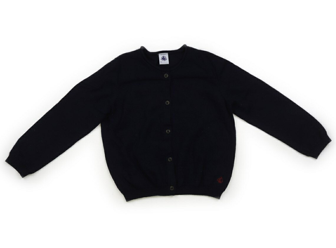 プチバトー PETIT BATEAU カーディガン 100 女の子 ネイビー 子供服 ベビー服 キッズ アウトレット ユーズド 【中古】キッズ・ベビー・マタニティ