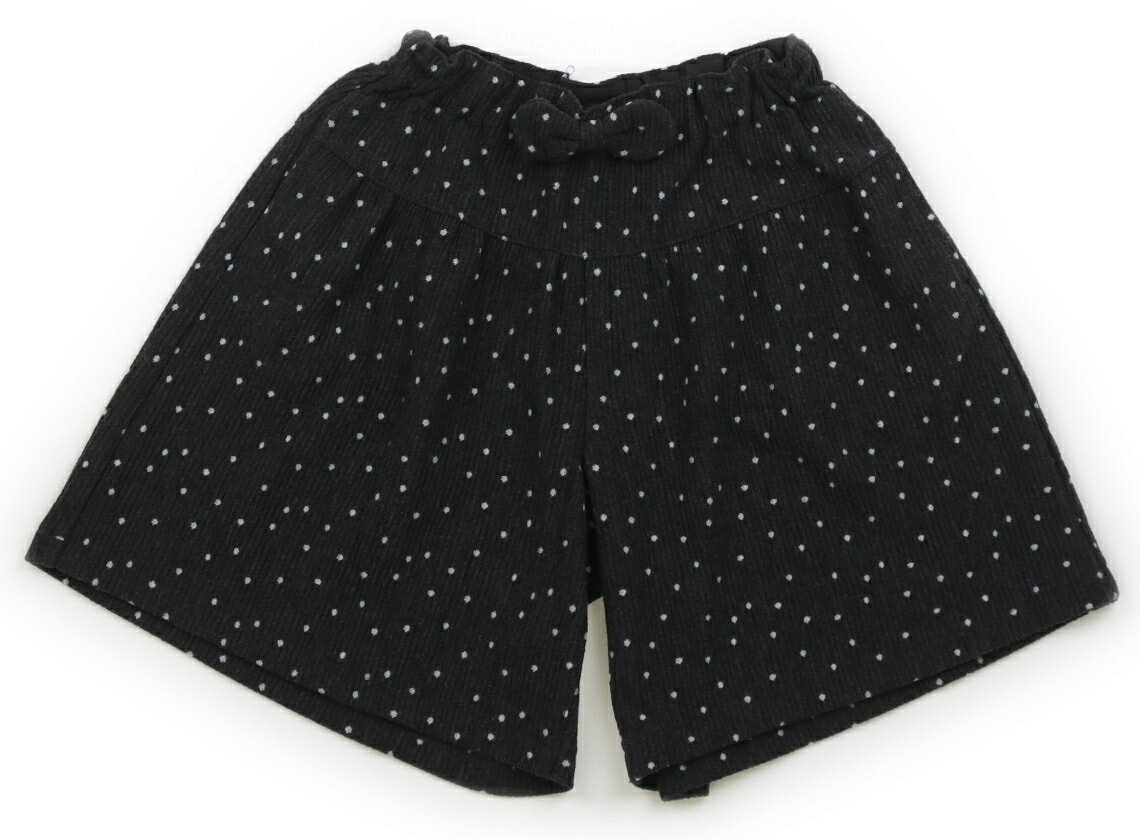 ハッカ HAKKA キュロット 120 女の子 グレー、白、ドット 子供服 ベビー服 キッズ アウトレット ユーズ..