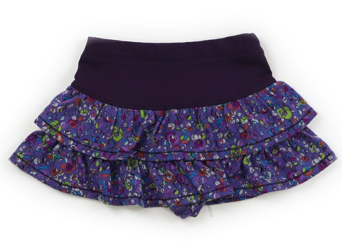 アナスイ ANNA SUI キュロット 80 女の子 紫、小花柄 子供服 ベビー服 キッズ アウトレット ユーズド 【中古】キッズ・ベビー・マタニティ