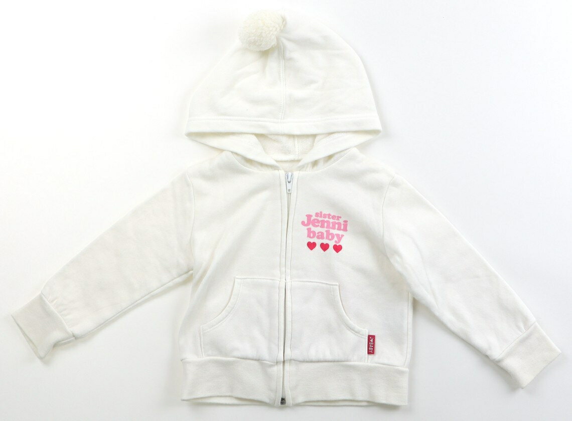 ジェニィ JENNI パーカー 90 女の子 白