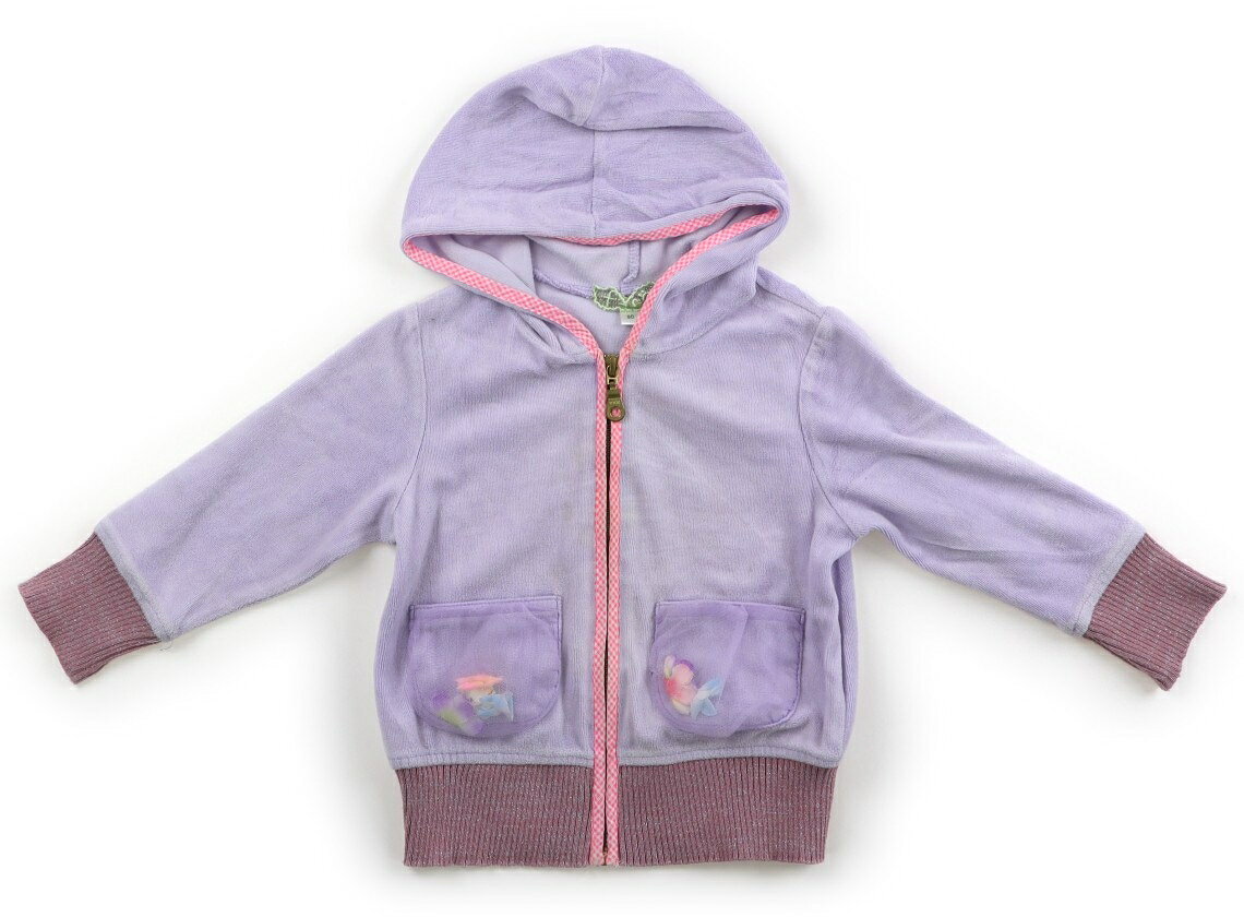 フェフェ fafa パーカー 90 女の子 ラベンダー 子供服 ベビー服 キッズ アウトレット ユーズド 【中古】キッズ・ベビー・マタニティ