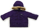 Xガール X-Girl コート・ジャンパー 70 女の子 パープル・ドット 子供服 ベビー服 キッズ アウトレット ユーズド 【中古】キッズ・ベビー・マタニティ