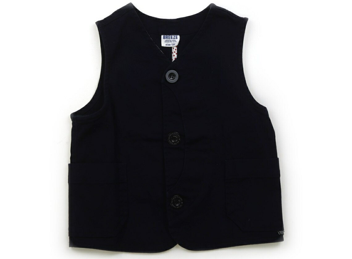 ブリーズ BREEZE ベスト 120 男の子 ネイビー 子供服 ベビー服 キッズ アウトレット ユーズド 【中古】キッズ・ベビー・マタニティ