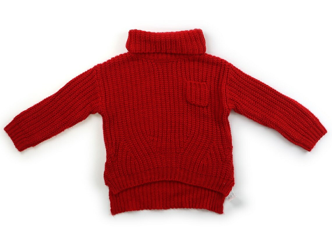ザラ ZARA ニット・セーター 110 女の子 赤 子供服 ベビー服 キッズ アウトレット ユーズド 【中古】キ..