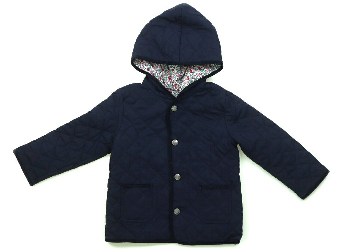 ジョジョママンベベ JoJo Maman Bebe コート・ジャンパー 90 女の子 ネイビー・草花 子供服 ベビー服 ..