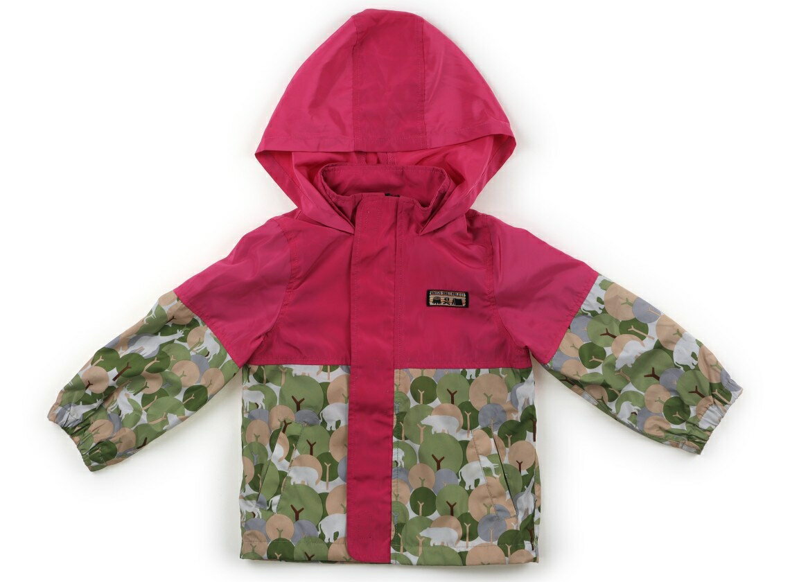 　ブランド 　BREEZE(ブリーズ) 　カテゴリー 　ブルゾン・Gジャン 　サイズ 　100サイズ 　色 　ピンク・カーキ・アニマル柄 　状態 　★★ 　記名 　なし 　ジャンル 　Girl ポリエステル。フードは収納可能、 裏地がメッシュです。ポケッタブル使用。襟ぐり、前身頃、袖口に汚れが見られますがまだお使いいただけそうです。 ＊【状態】【サイズ】に関しての詳しい説明はこちら