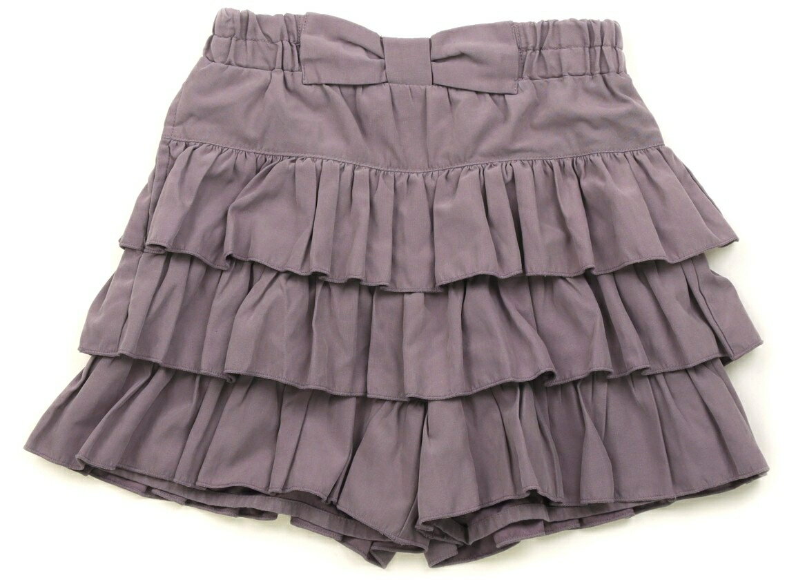 エニィファム anyFAM キュロット 130 女の子 ライトパープル、フリル 子供服 ベビー服 キッズ アウトレ..