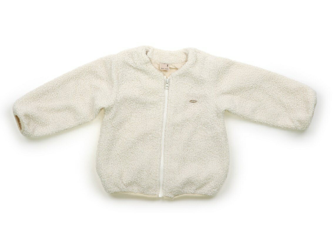 プティマイン petit main ブルゾン・Gジャン 100 女の子 オフホワイト 子供服 ベビー服 キッズ アウトレット ユーズド 【中古】キッズ・ベビー・...