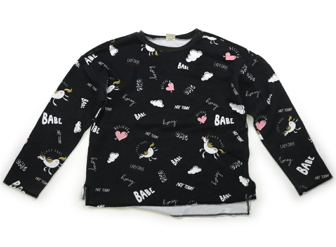 ザラ ZARA トレーナー・プルオーバー 160 女の子 ユニコーンブラック 子供服 ベビー服 キッズ アウトレ..