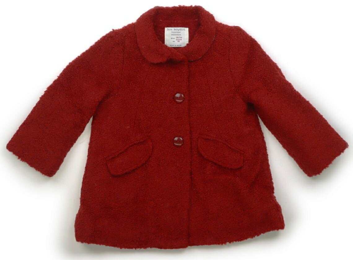 ザラ ZARA コート・ジャンパー 90 女の子 バーガンディ 子供服 ベビー服 キッズ アウトレット ユーズド 【中古】キッズ・ベビー・マタニティ