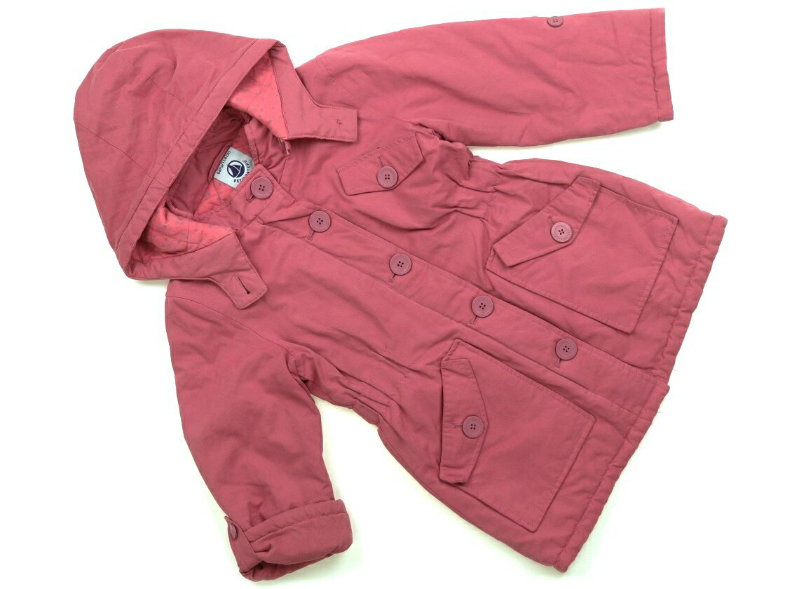 プチバトー PETIT BATEAU コート・ジャンパー 110 女の子 カメリアピンク 子供服 ベビー服 キッズ アウトレット ユーズド 【中古】キッズ・ベビー・マタニティ
