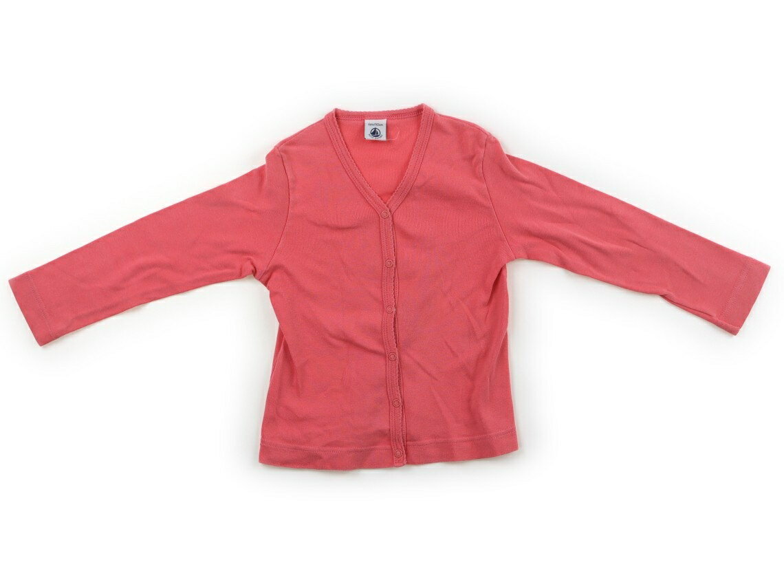 プチバトー PETIT BATEAU カーディガン 100 女の子 ピンク 子供服 ベビー服 キッズ アウトレット ユー..