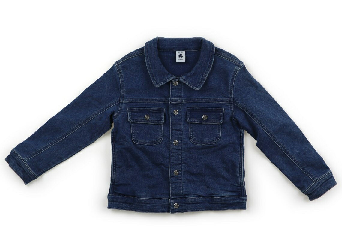 プチバトー PETIT BATEAU ブルゾン・Gジャン 110 男の子 ブルーデニム 子供服 ベビー服 キッズ アウトレット ユーズド 【中古】キッズ・ベビー...