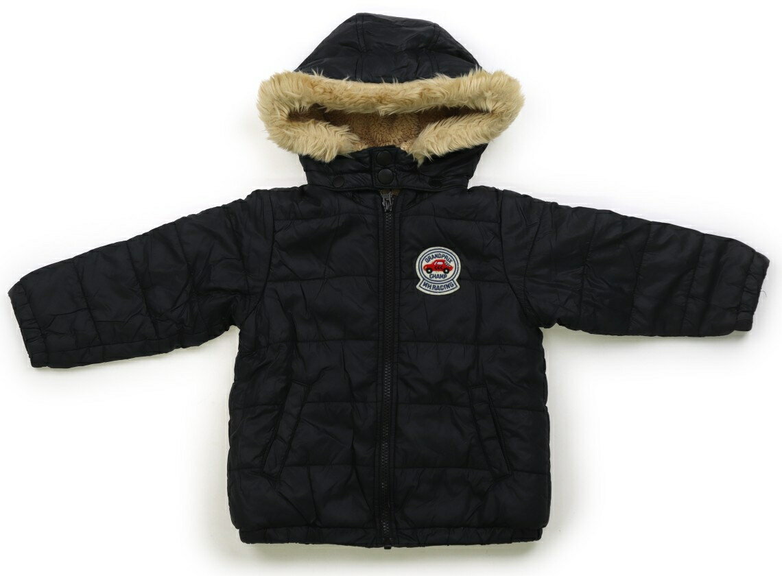 ミキハウス miki HOUSE コート・ジャンパー 90 男の子 黒、ベージュ 子供服 ベビー服 キッズ アウトレット ユーズド 【中古】キッズ・ベビー・マタ...