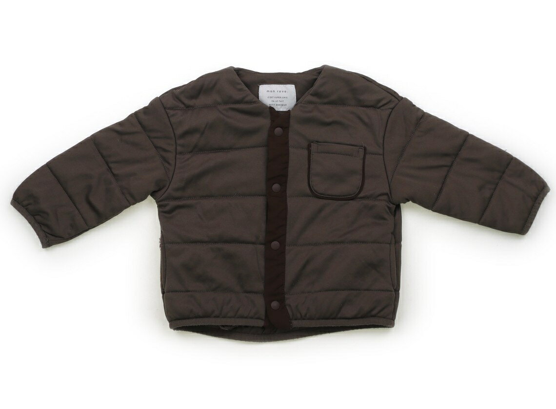 アプレレクール apres les cours ブルゾン・Gジャン 90 男の子 ダークグレージュ 子供服 ベビー服 キッズ アウトレット ユーズド 【中古】キ...