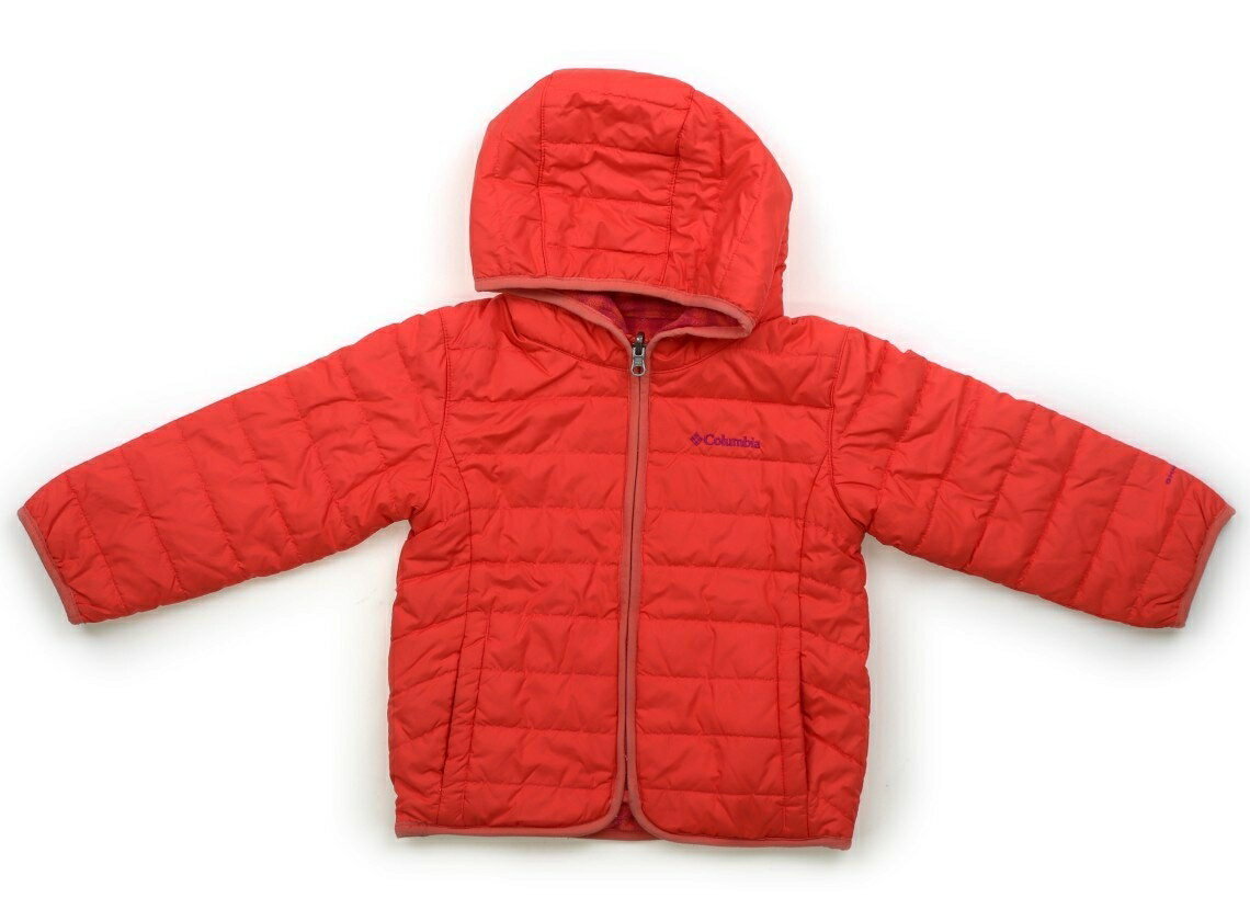 コロンビア Columbia コート・ジャンパー 100 女の子 スカーレット、チェック 子供服 ベビー服 キッズ アウトレット ユーズド 【中古】キッズ・ベビ...