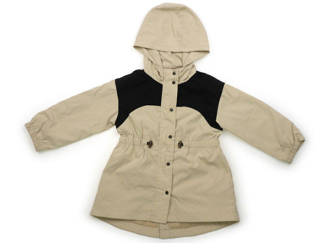 プティマイン petit main ブルゾン・Gジャン 100 女の子 ライトベージュ・ブラック 子供服 ベビー服 キッズ アウトレット ユーズド 【中古】キッ...