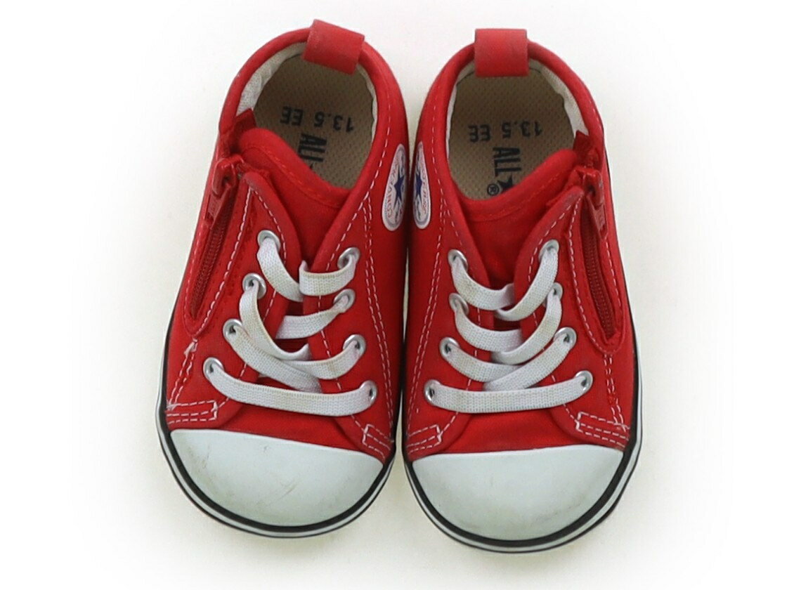 コンバース CONVERSE スニーカー 靴13cm〜 女の子 レッド 子供服 ベビー服 キッズ アウトレット ユーズ..