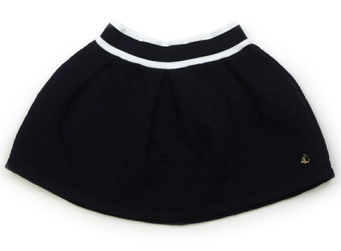プチバトー PETIT BATEAU スカート 110 女の子 ネイビー、白 子供服 ベビー服 キッズ アウトレット ユ..