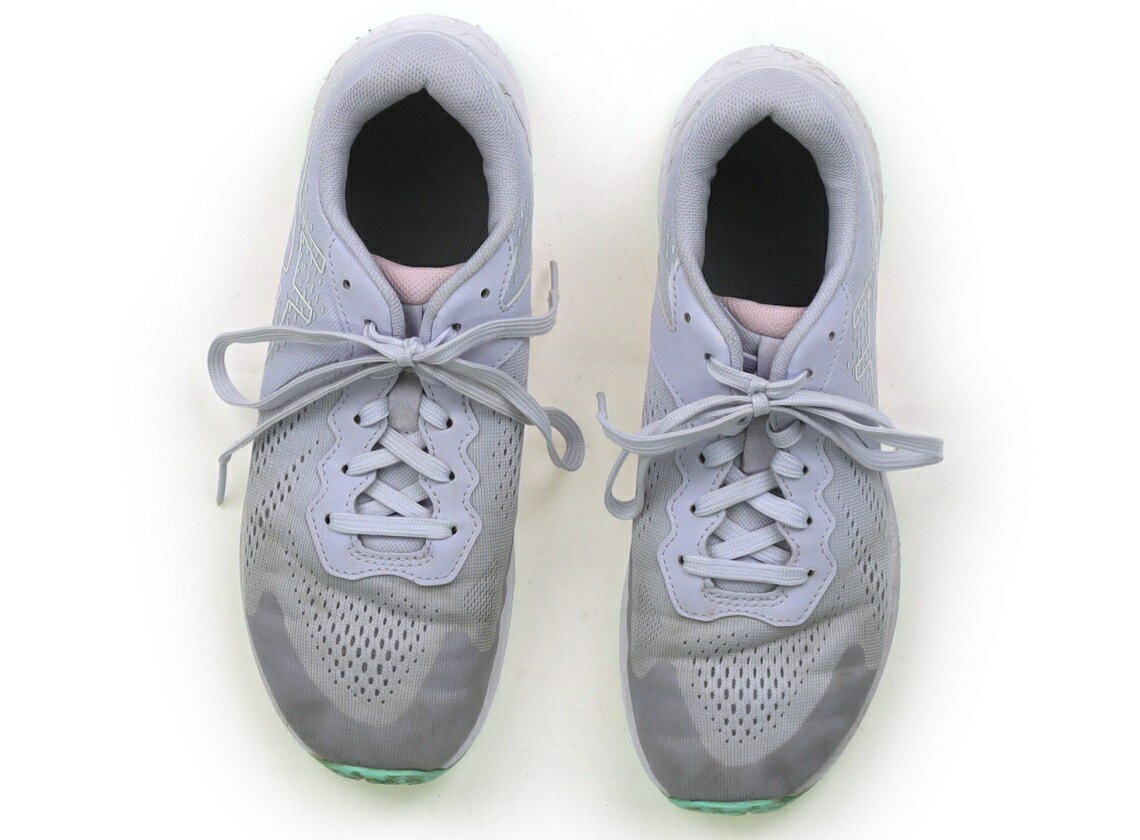 アシックス Asics スニーカー 靴20cm〜 女の子 ブルーグレー 子供服 ベビー服 キッズ アウトレット ユ..