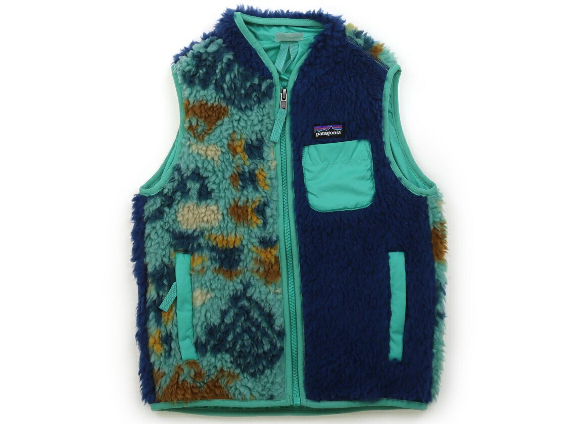 パタゴニア Patagonia ベスト 100 男の子 エメラルドグリーン、ブルー、ブラウン 子供服 ベビー服 キッ..
