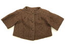 ユニカ UNICA コート・ジャンパー 120 女の子 ブラウン 子供服 ベビー服 キッズ アウトレット ユーズド 【中古】キッズ・ベビー・マタニティ