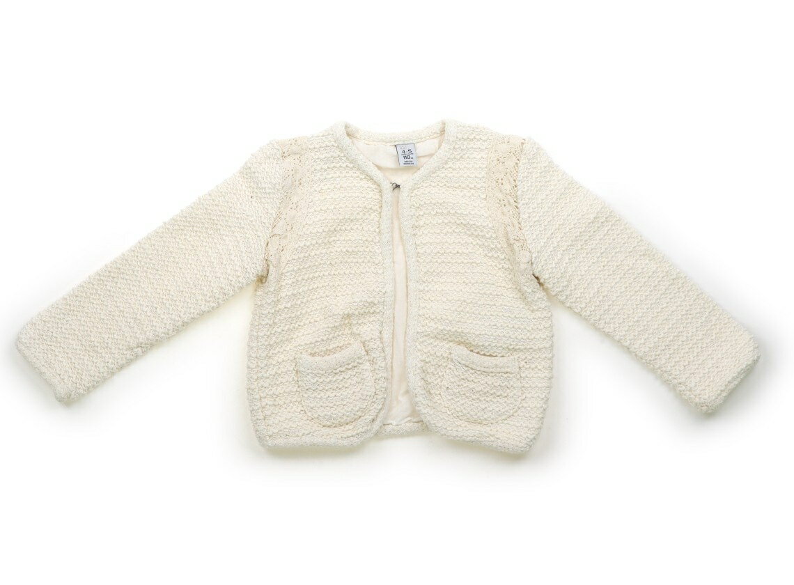 ザラ ZARA カーディガン 110 女の子 ホワイト 子供服 ベビー服 キッズ アウトレット ユーズド 【中古】キッズ・ベビー・マタニティ