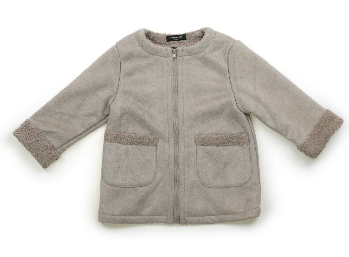 コムサイズム COMME CA ISM コート・ジャンパー 100 女の子 グレージュ 子供服 ベビー服 キッズ アウトレット ユーズド 【中古】キッズ・ベビー...