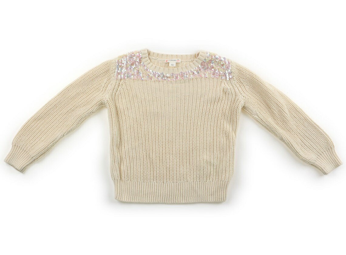 Rakuten - Jクルー J.Crew/Crewcuts ニット・セーター 100 女の子 白地　スパンコール 子供服 ベビー服 キッズ アウトレット ユーズド 【中古】キッズ・ベビー・マタニティ