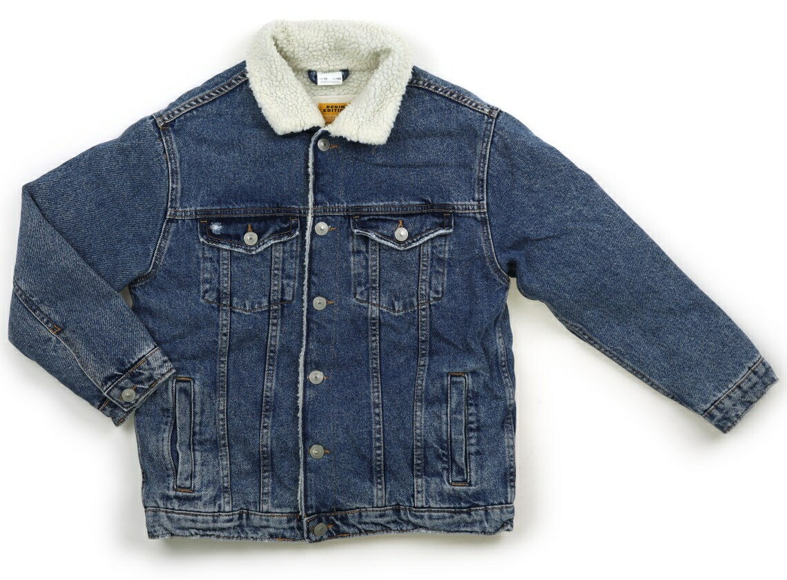 ザラ ZARA コート・ジャンパー 140 男の子 青デニム 子供服 ベビー服 キッズ アウトレット ユーズド 【中古】キッズ・ベビー・マタニティ
