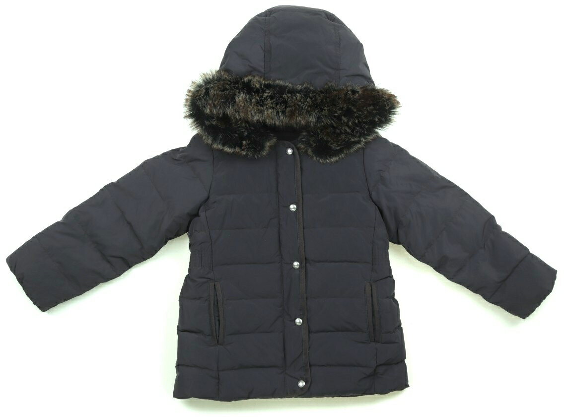 プチバトー PETIT BATEAU コート・ジャンパー 100 女の子 グレー 子供服 ベビー服 キッズ アウトレット..