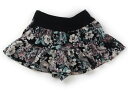 アナスイ ANNA SUI キュロット 100 女の子 黒、花柄 子供服 ベビー服 キッズ アウトレット ユーズド 【中古】キッズ・ベビー・マタニティ